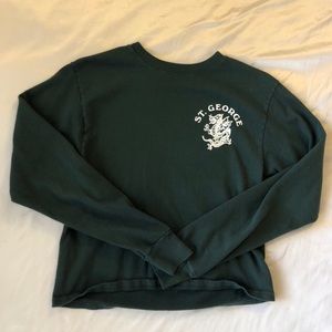 brandy melville forest green long sleeve